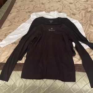 Long sleeve t’s for wearing under scrubs